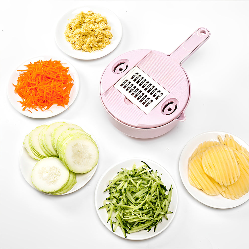 12 in 1 Manual Multi-Function Vegetable Cutter Slicer For Kitchen