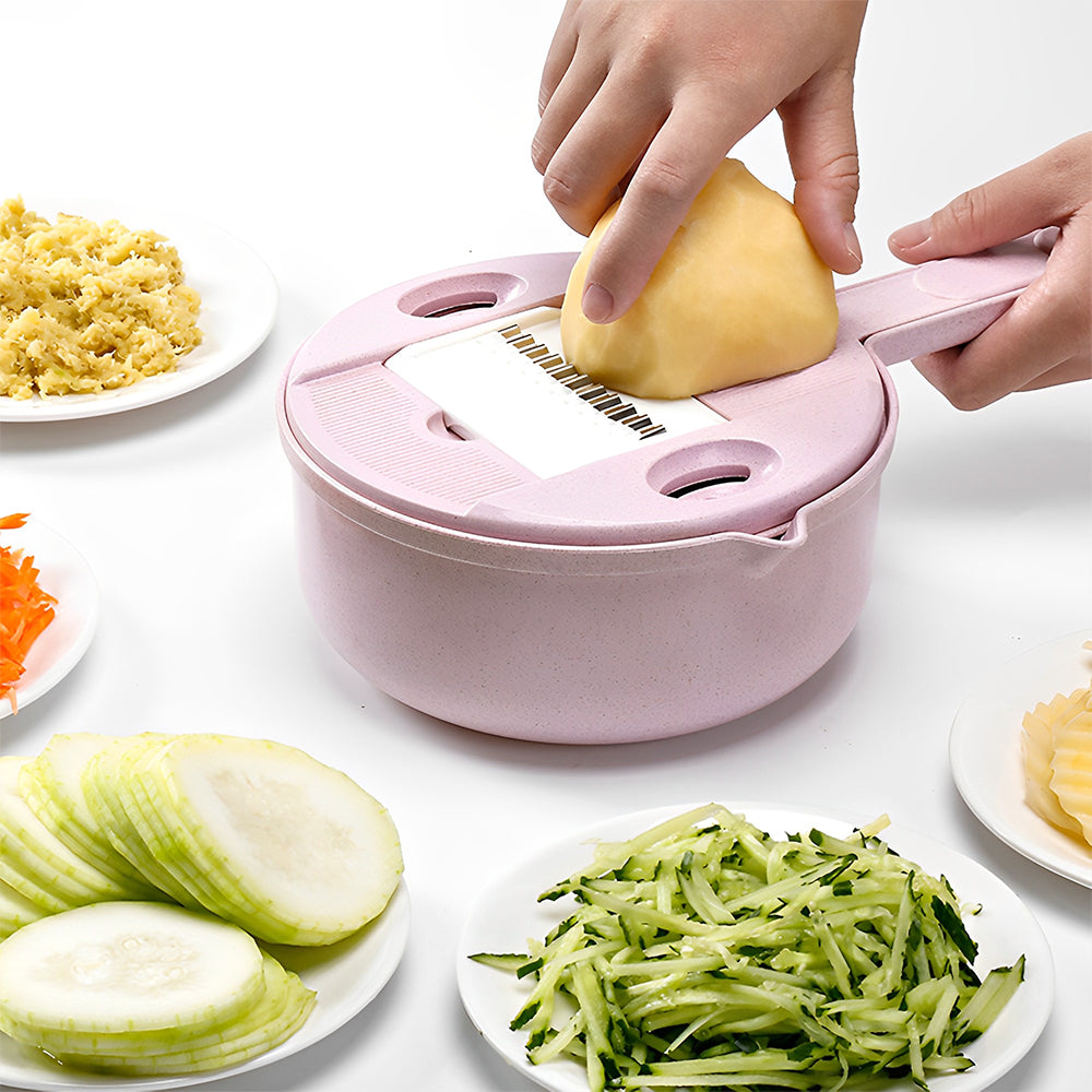 12 in 1 Manual Multi-Function Vegetable Cutter Slicer For Kitchen