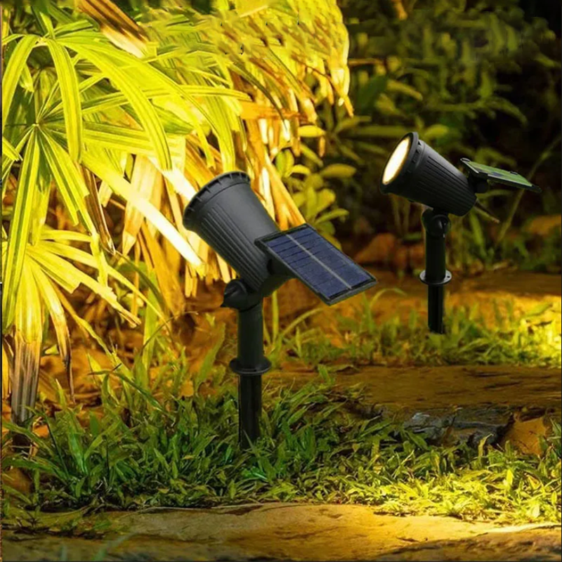 9 LEDs Waterproof Bright Solar Spotlights
