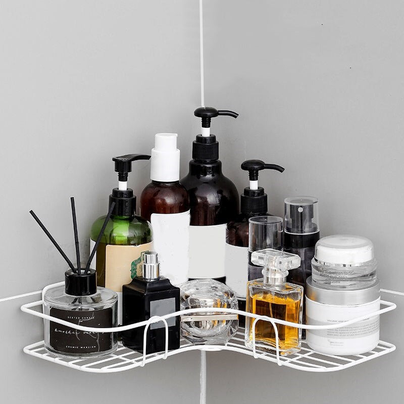 Iron Triangle Rack For Kitchen Bathroom Storage Rack