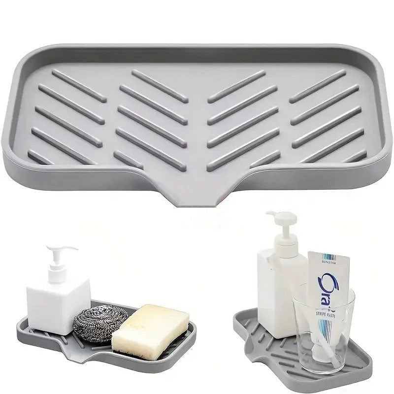 Kitchen Sink Silicone Tray with Drainage System