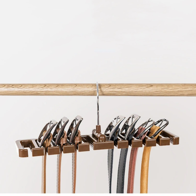 Tie Hanger Wardrobe Belt Rotating Organizer Rack