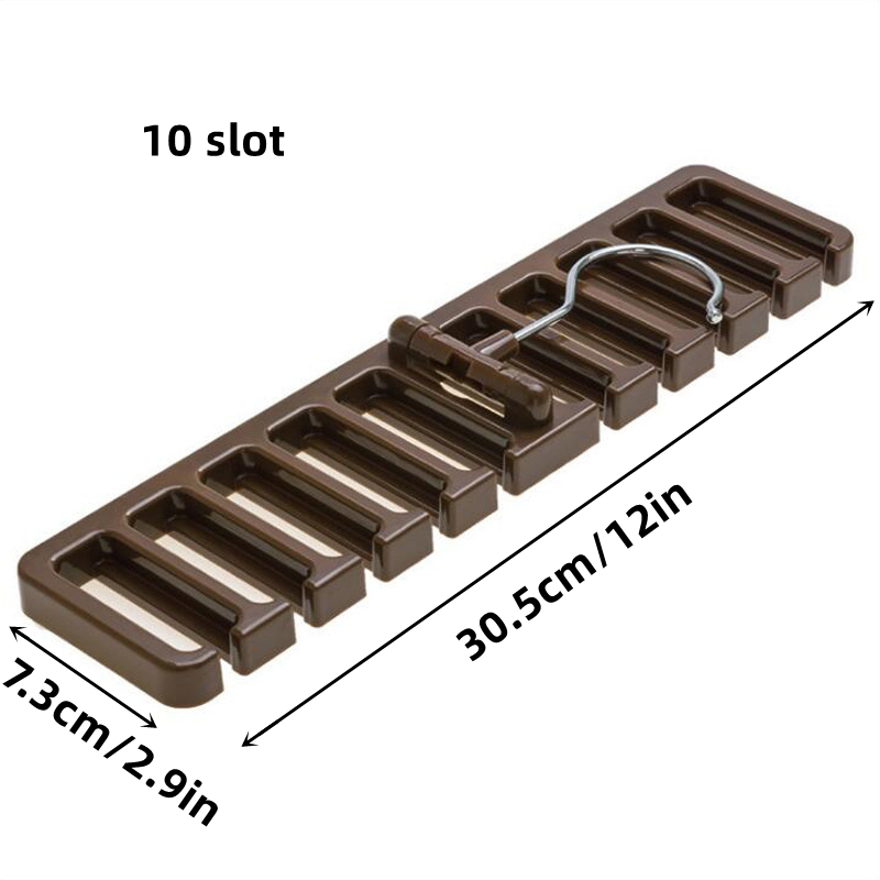 Tie Hanger Wardrobe Belt Rotating Organizer Rack