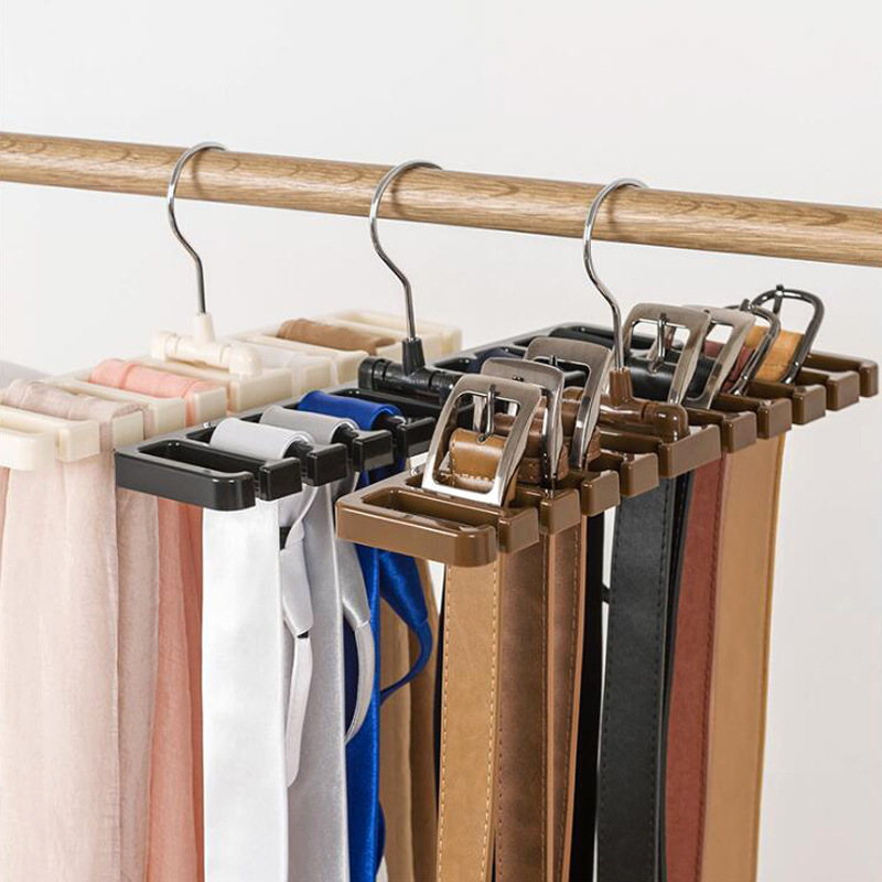 Tie Hanger Wardrobe Belt Rotating Organizer Rack