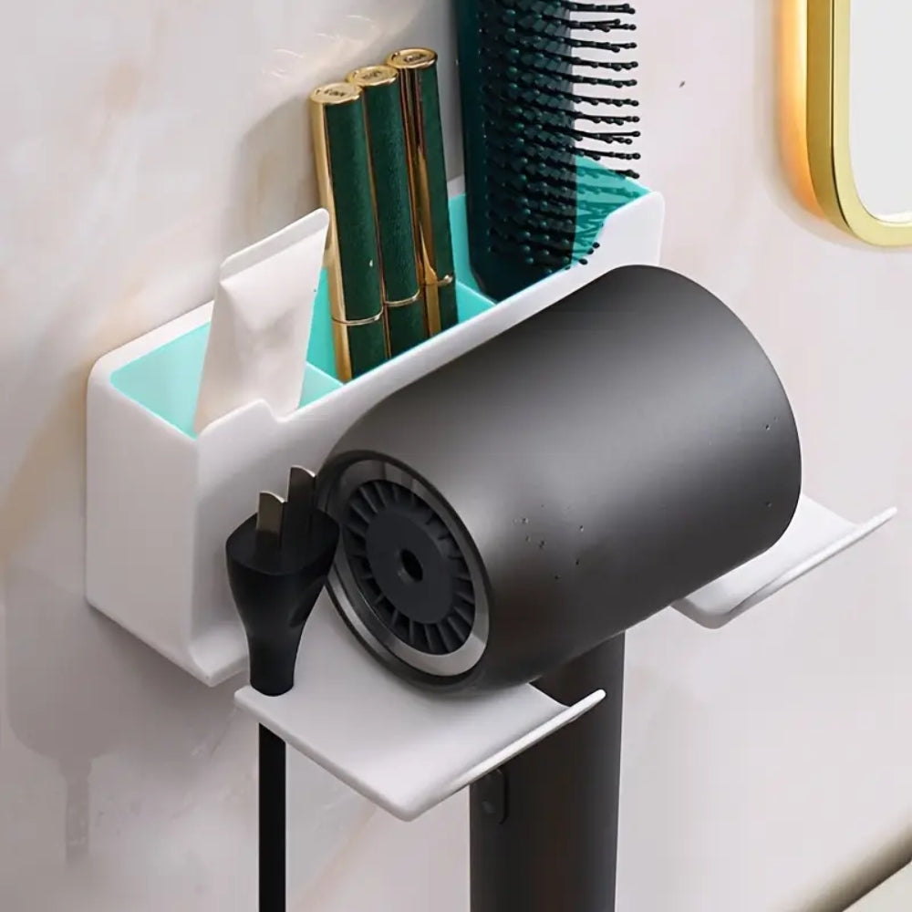 Multifunctional Hair Dryer Stand Hairdryer Organizer Box
