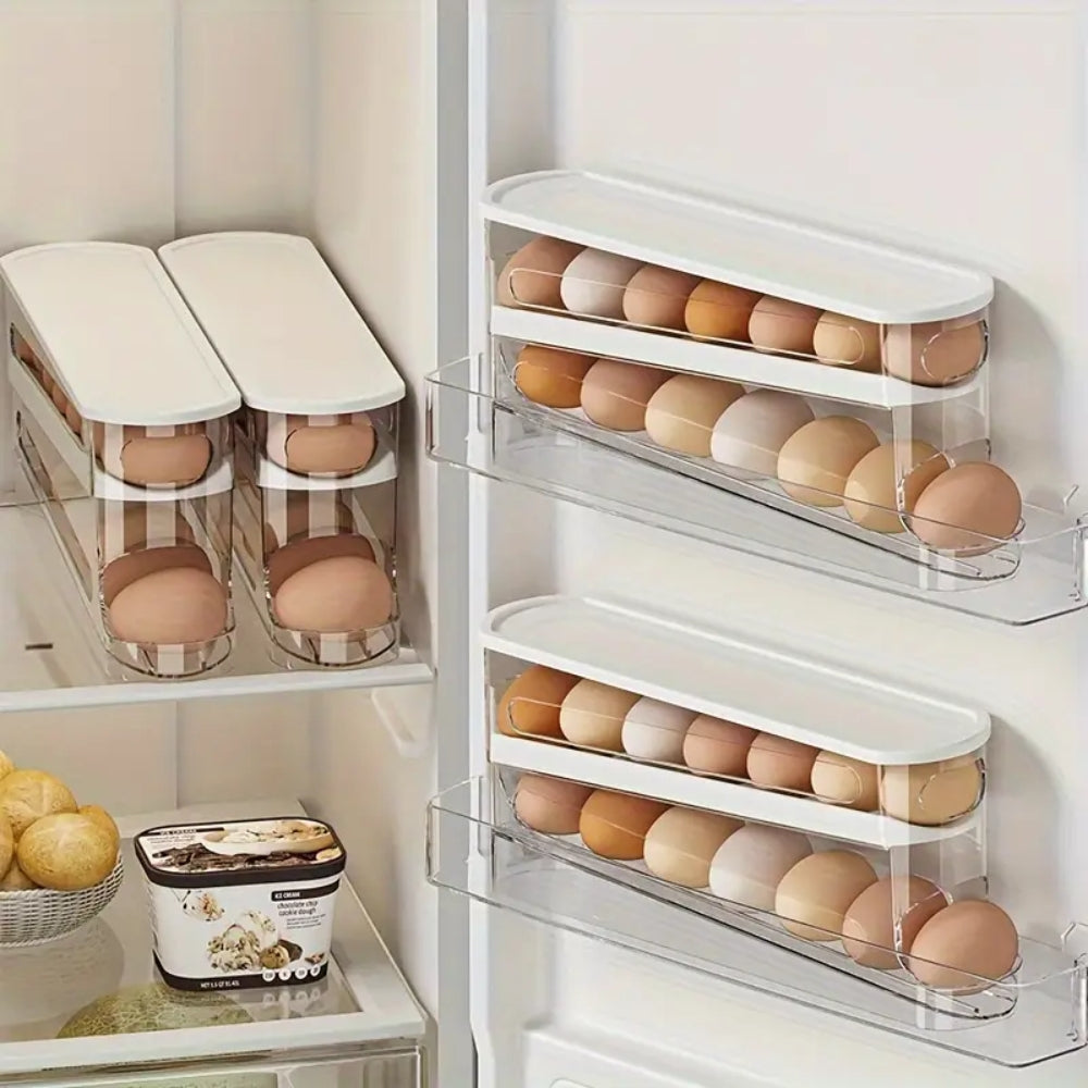 2 Tier Fridge Egg Storage Box