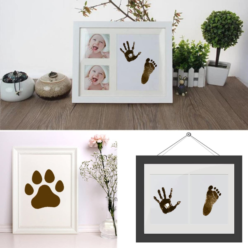 Newborn Baby DIY Hand And Footprint Kit Ink Pads
