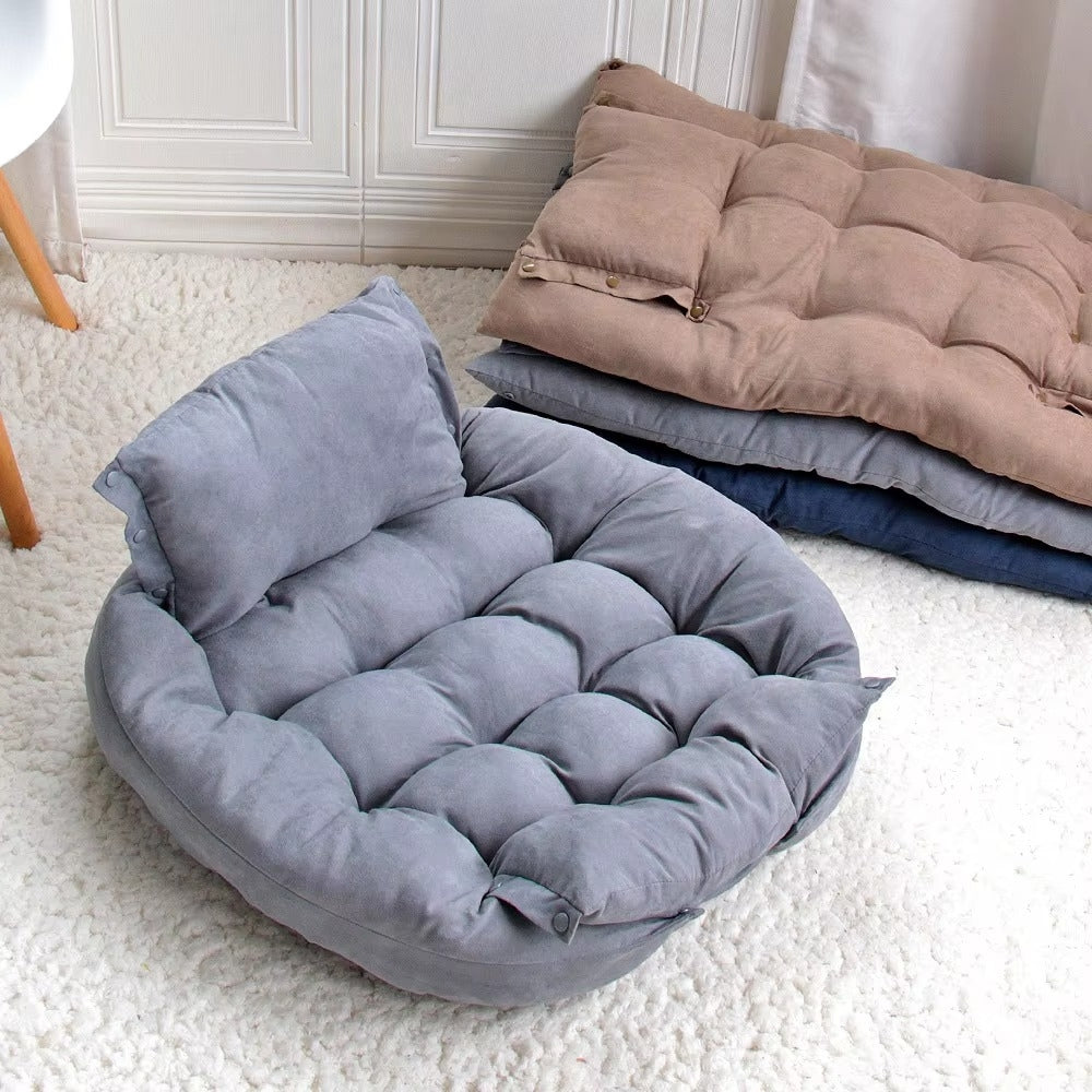 3 In 1 Dogs Cat Sleeping Bed Winter Warm Pet Kennel Cushion