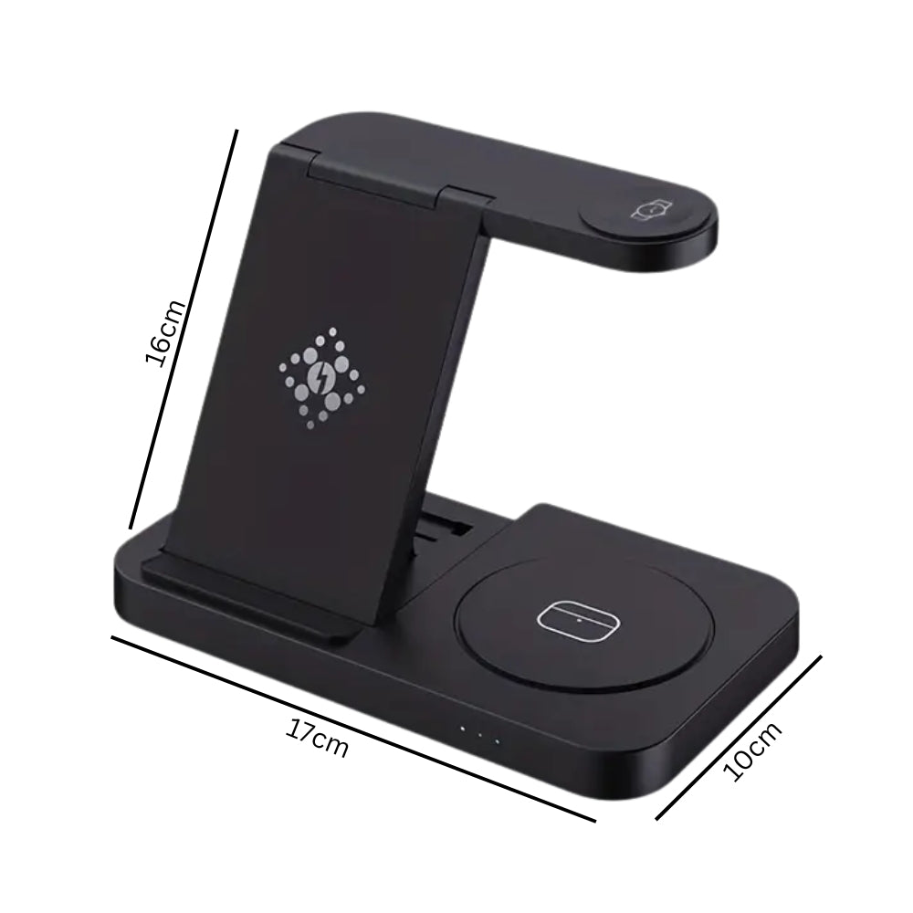 Foldable Fast Charging Station Dock Wireless Charger Stand