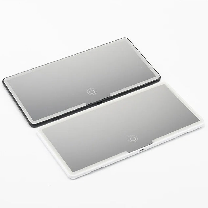 Car Interior Mirrors Sun Visor Plate LED HD Makeup Mirror