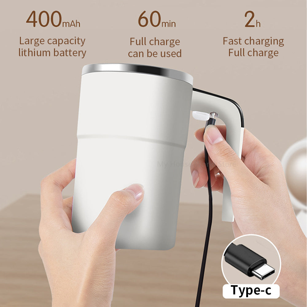 Rechargeable Portable Coffee Magnetic Self Stirring Mugs